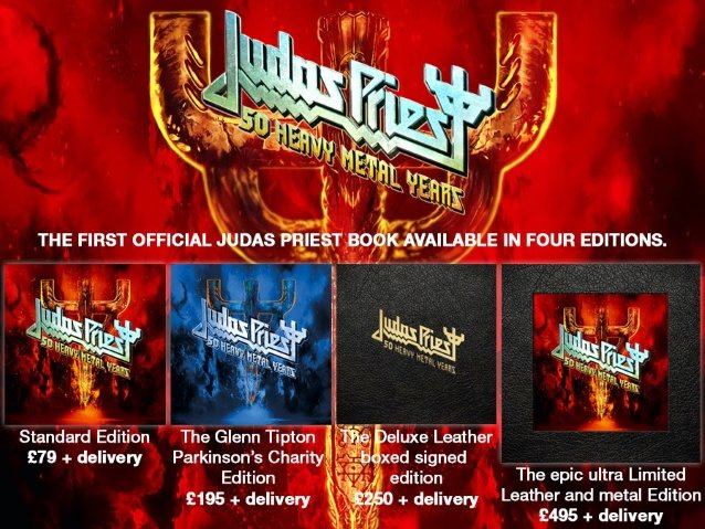JUDAS PRIEST Announces First Official Book, '50 Heavy Metal Years'